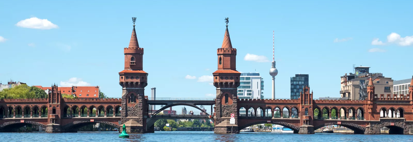 Foto von der Berliner Oberbaumbrücke