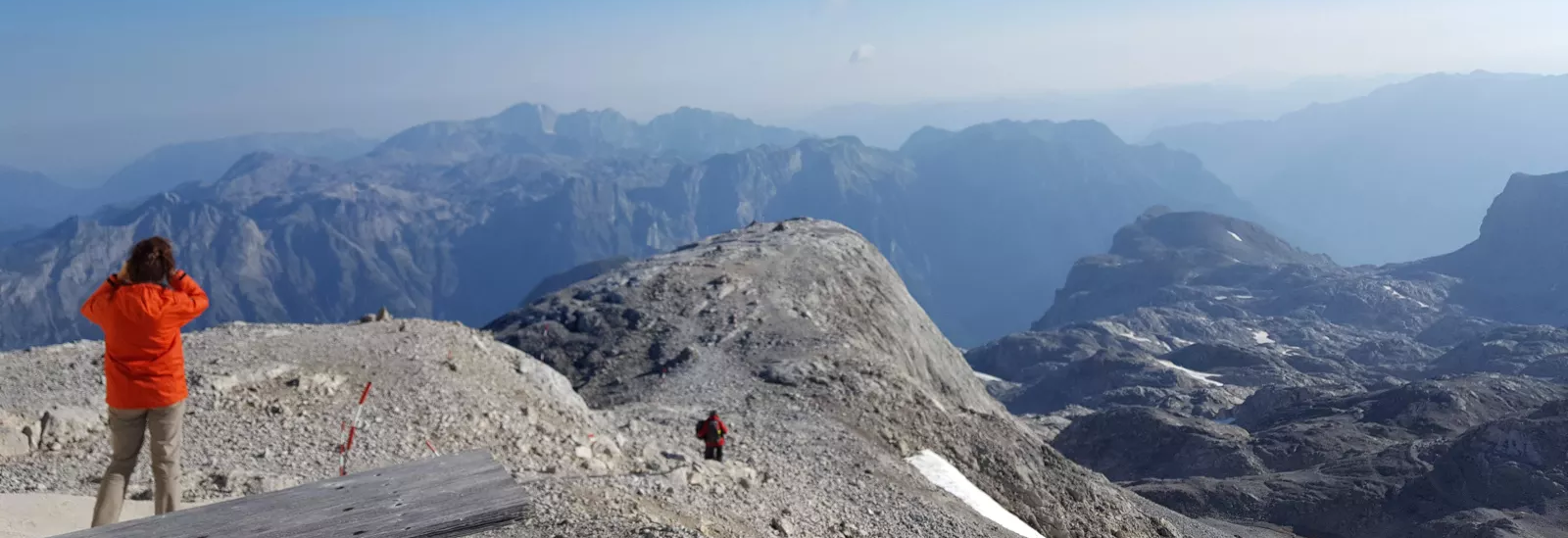 Panoramafoto vom Gipfel des Hochkönigs aus fotographiert